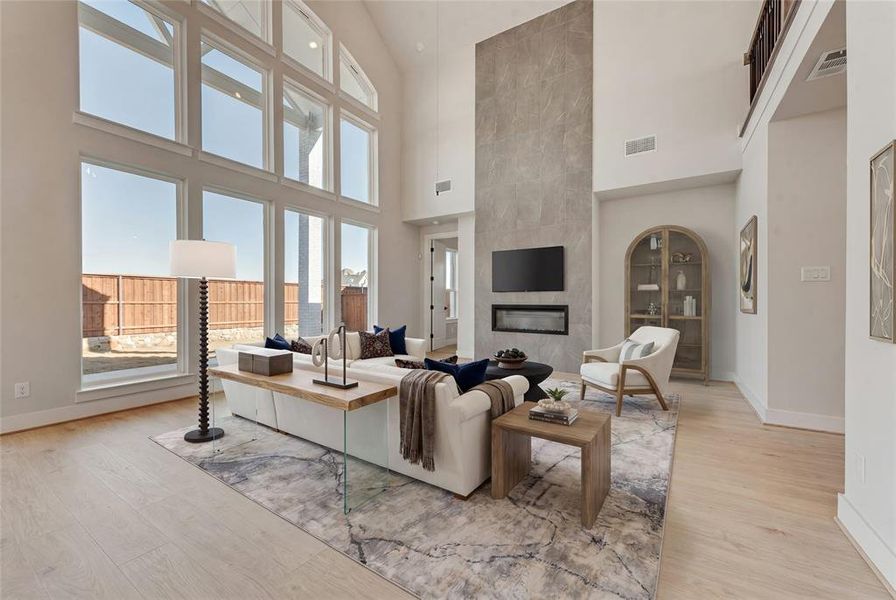 Furnished interior view inside a new home in Grand Estates of Anna, Anna (Image 25).