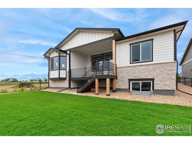 Private Covered Back Deck