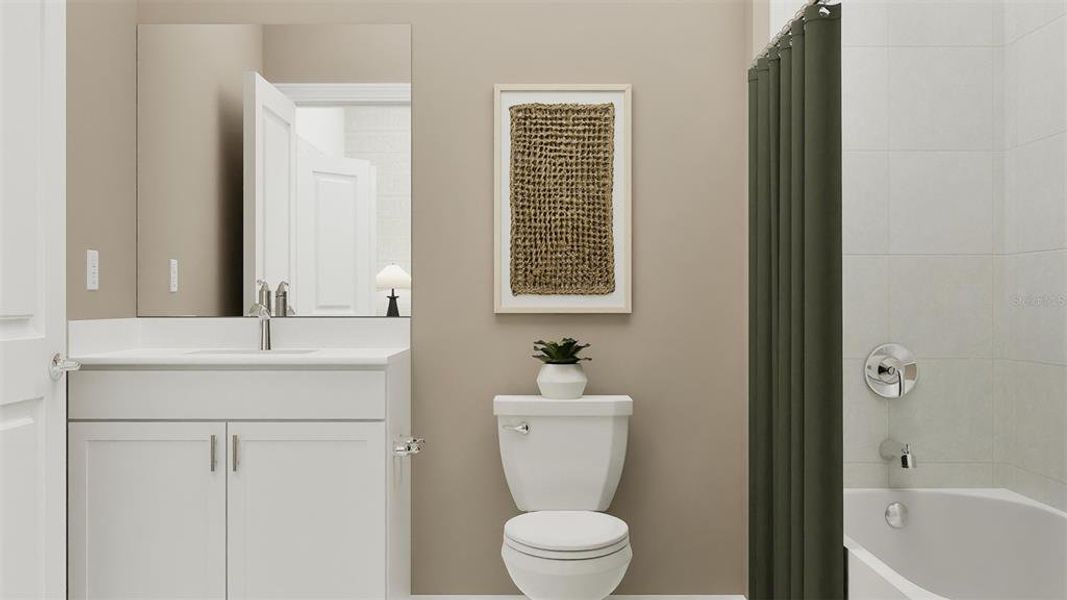 Furnished interior view inside a new home in Island Lakes at Coco Bay, Englewood (Image 3). Furnished interior view inside a new home in Island Lakes at Coco Bay, Englewood (Image 3).