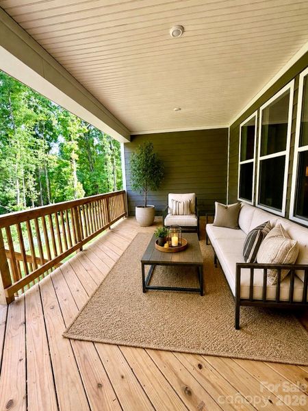 Exterior details and patio area of a home in Brownstone Ridge, Mooresville (Image 3).