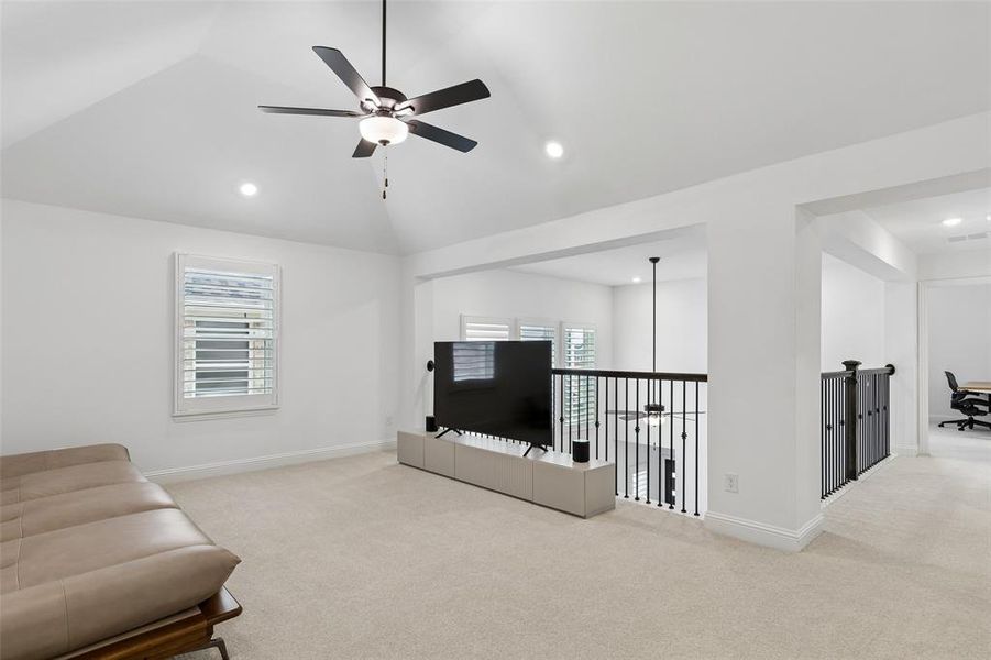 Furnished interior view inside a new home in Fields Villas - Darling Homes, Frisco (Image 17).