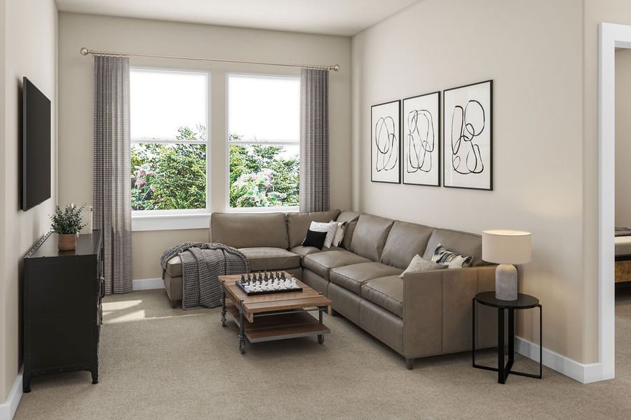 Representative furnished interior of a home built from the Greeley by Tri Pointe Homes in Union Collection at Park Central, Georgetown (Image 13). Representative furnished interior of a home built from the Greeley by Tri Pointe Homes in Union Collection at Park Central, Georgetown (Image 13).