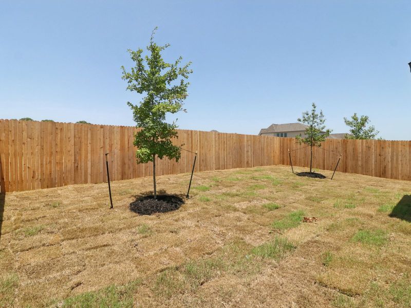 Exterior details and patio area of a home in Kallison Ranch, San Antonio (Image 3).