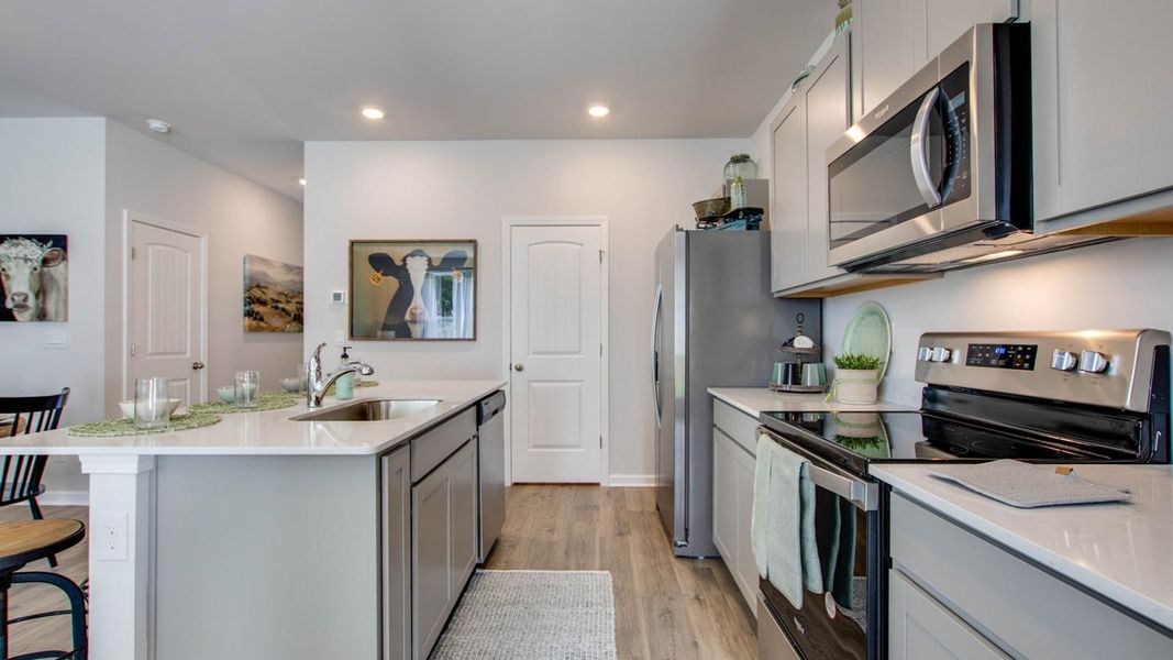 Representative furnished interior of a home built from the MEDFORD by D.R. Horton in Campbell Place, Lebanon (Image 10).