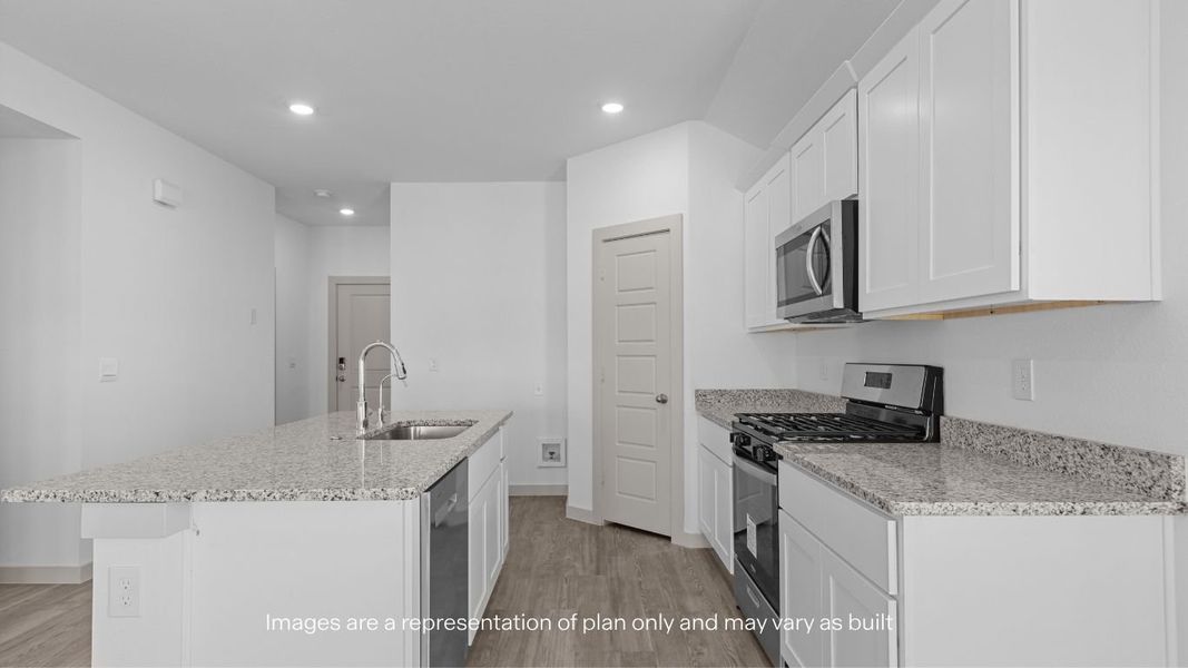 Furnished interior view inside a new home in Overlook West, Wolfforth (Image 4).