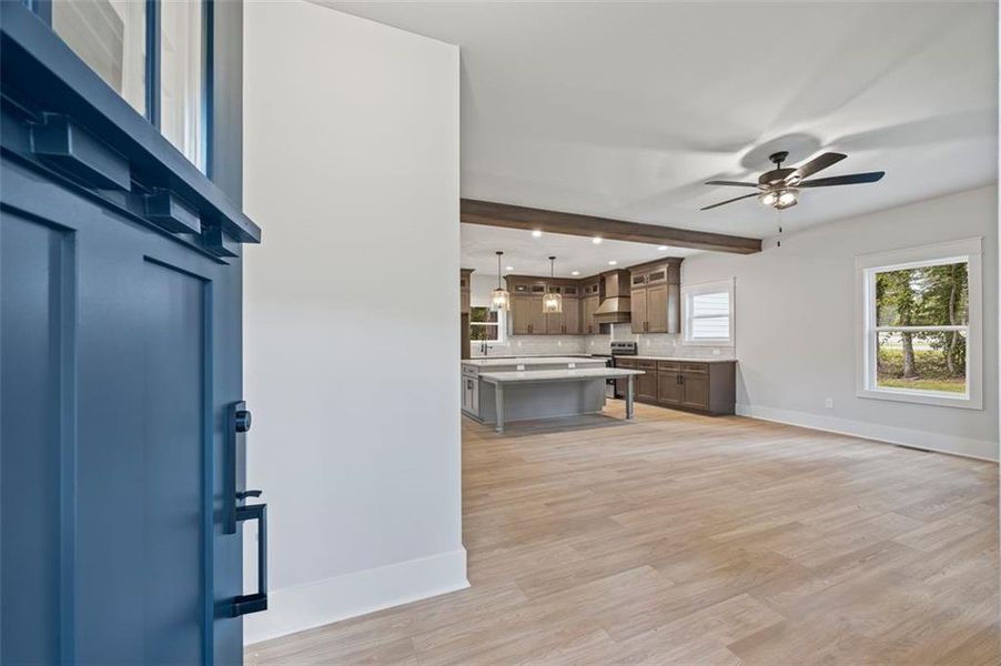 Furnished interior view inside a new home in , Monroe (Image 46).