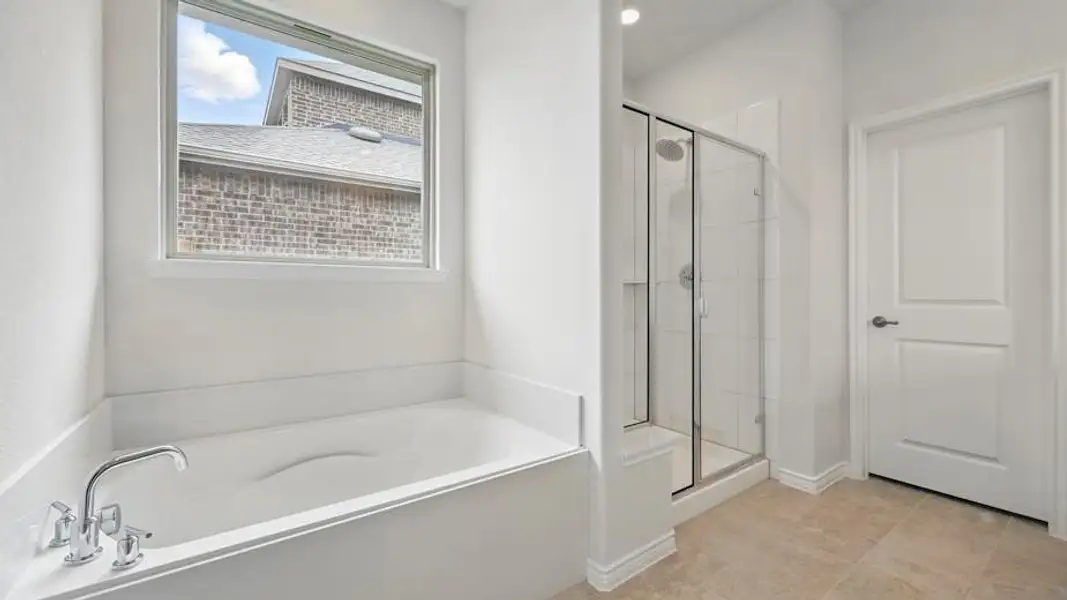 Furnished interior view inside a new home in Lakewood Trails, Forney (Image 3).