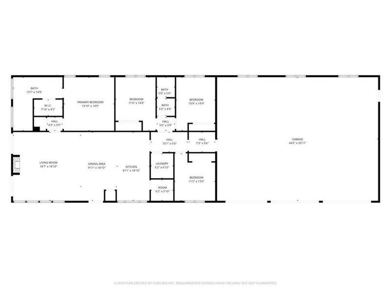 2D floor plan layout of this home in , Waco, GA (Image 4). 2D floor plan layout of this home in , Waco, GA (Image 4).