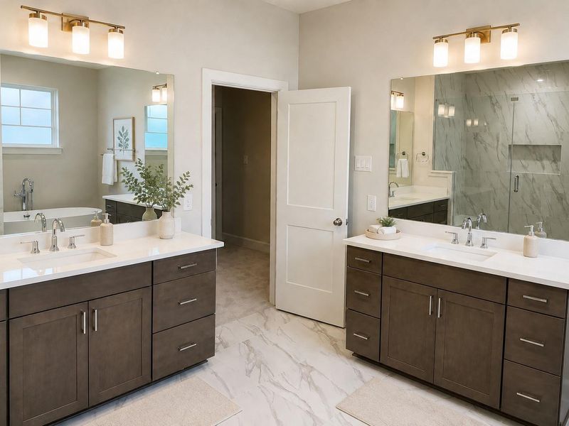 Furnished interior view inside a new home in , Houston (Image 7).