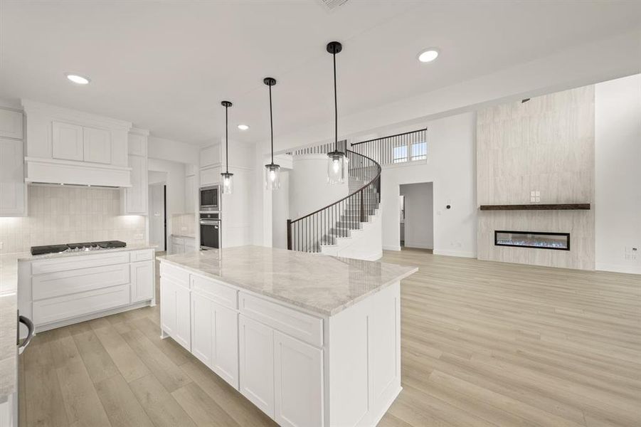 Furnished interior view inside a new home in High Country, Burleson (Image 17).