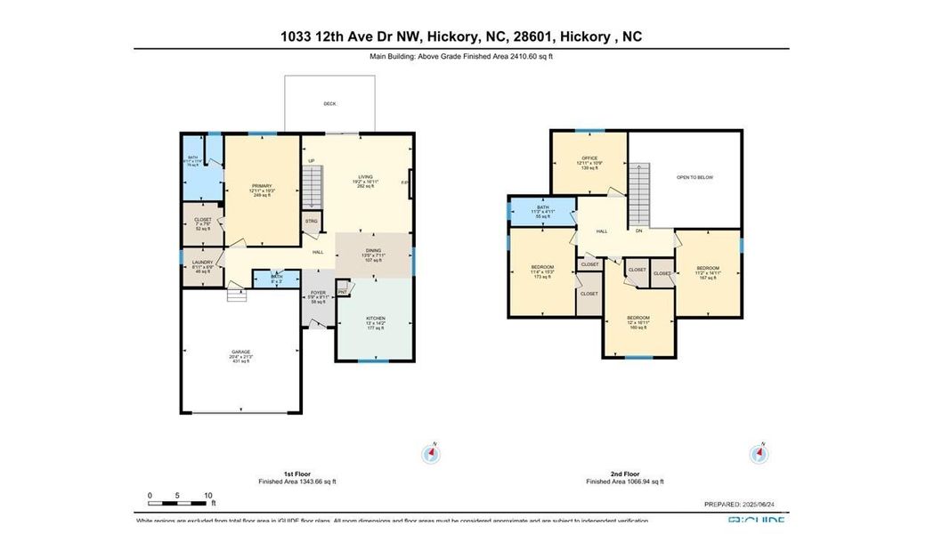 2D floor plan layout of this home in , Hickory, NC (Image 3).