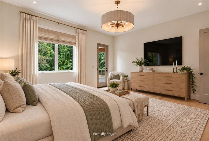 Furnished interior view inside a new home in , Dunwoody (Image 15).