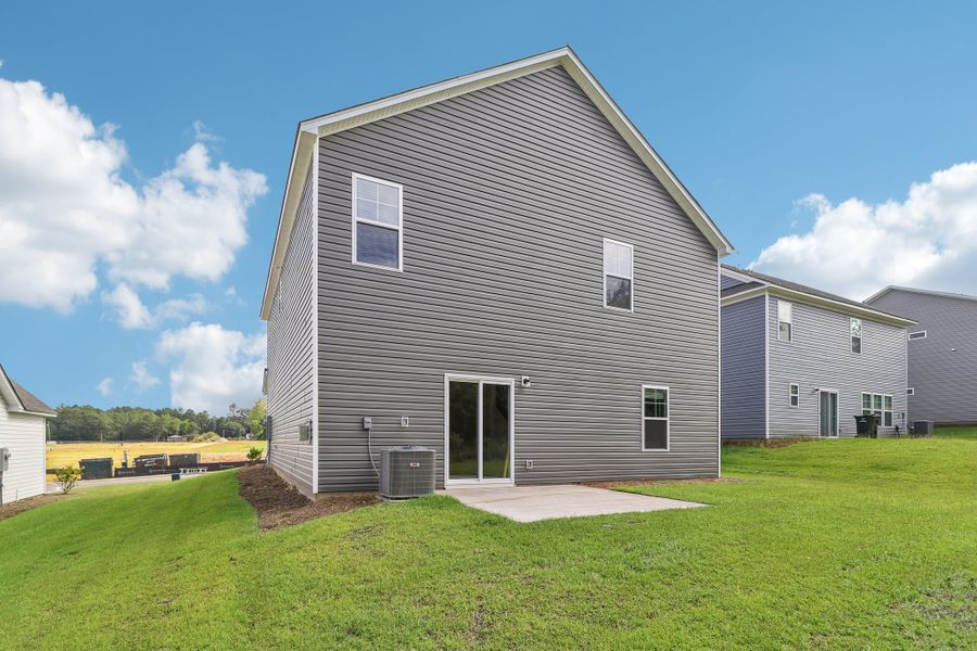 Representative exterior photo of a completed home built from the Kingston ll by Great Southern Homes in Portrait Hills, Aiken, SC (Image 23).
