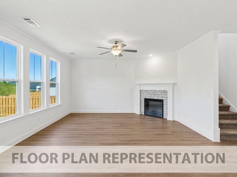 Spacious, unfurnished interior of a new home in Tillery Park, Grovetown (Image 12).