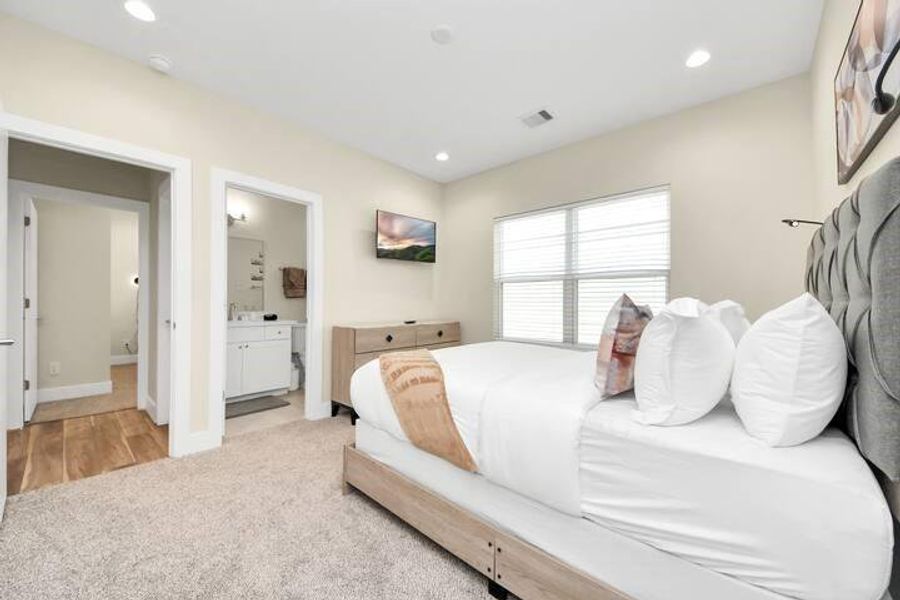 Furnished interior view inside a new home in , Houston (Image 9).