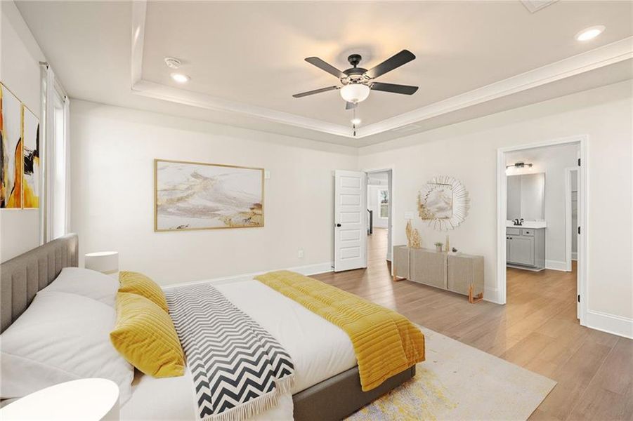 Furnished interior view inside a new home in Salacoa, Calhoun (Image 18).