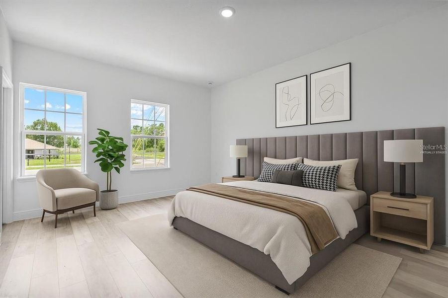 Furnished interior view inside a new home in , Ocala (Image 4).