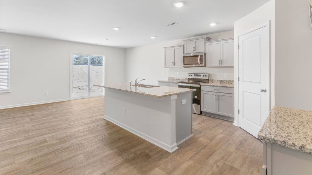 Furnished interior view inside a new home in Aspen Place, Thomasville (Image 4).