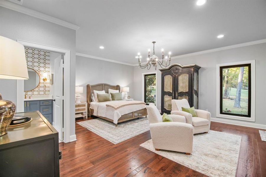 Furnished interior view inside a new home in , Bullard (Image 19).