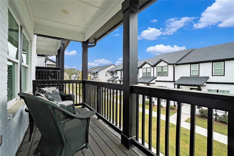 Exterior details and patio area of a home in , Smyrna (Image 2).