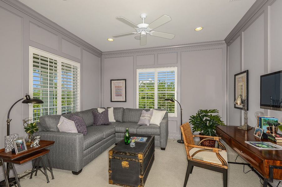 Representative furnished interior of a home built from the White Star by Neal Communities in SkySail, Naples (Image 18).