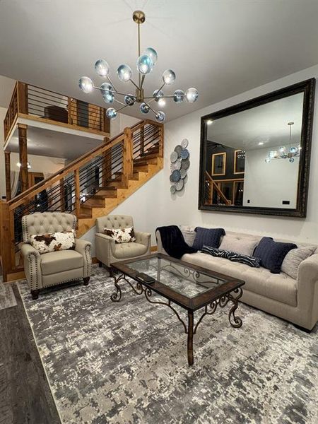 Furnished interior view inside a new home in , Blue Ridge (Image 1). Furnished interior view inside a new home in , Blue Ridge (Image 1).
