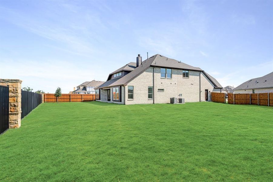 Front exterior of a new home in Timberbrook 3B-4A, Justin, TX, highlighting curb appeal (Image 23).