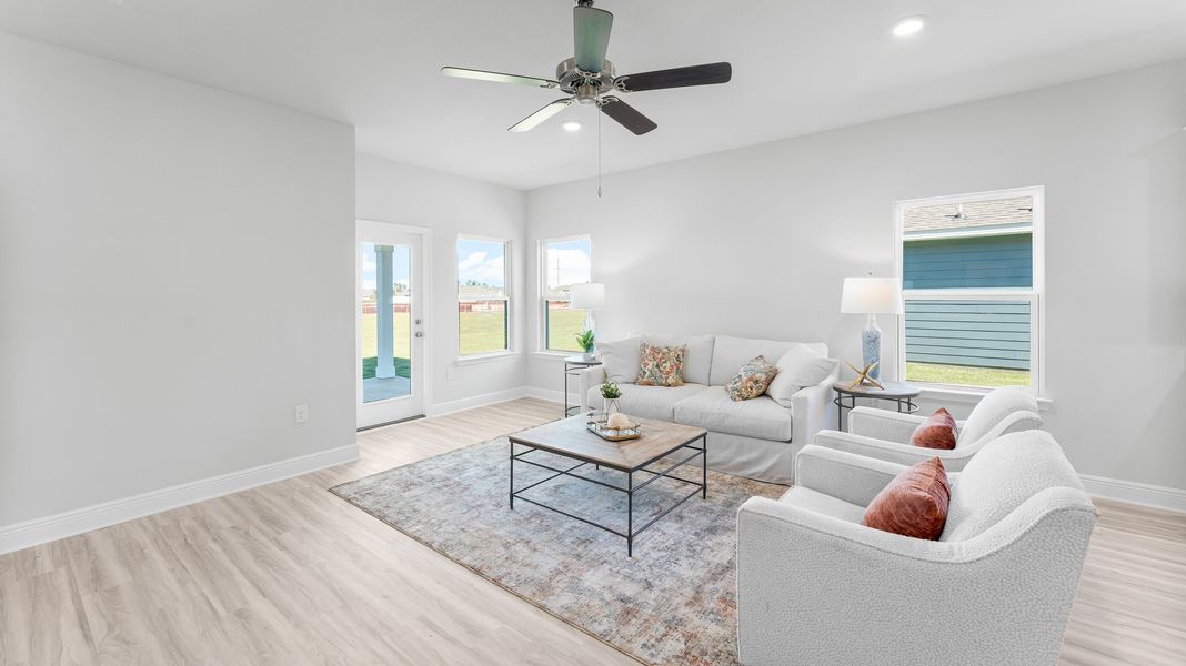 Furnished interior view inside a new home in Liberty, Panama City (Image 14). Furnished interior view inside a new home in Liberty, Panama City (Image 14).