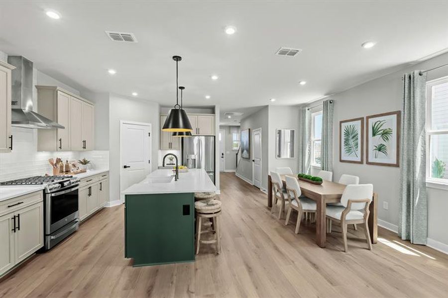 Representative furnished interior of a home built from the Geneva by Ryan Homes in Middle Creek Village, Bolivia (Image 6).
