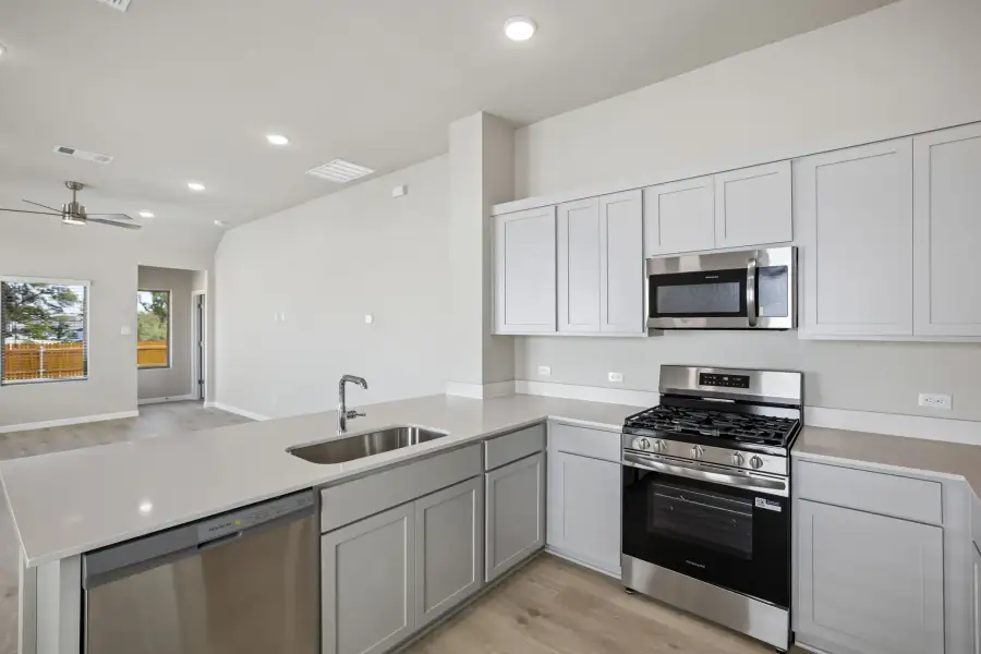 Furnished interior view inside a new home in Trinity Ranch, Elgin (Image 8).