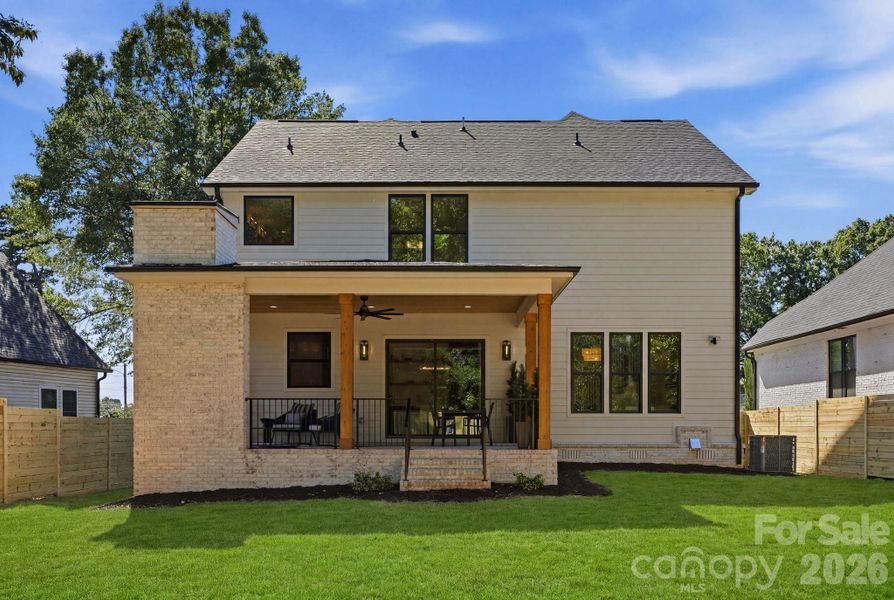 Exterior details and patio area of a home in , Charlotte (Image 32).