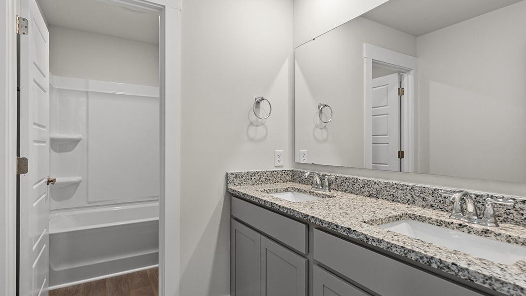 Furnished interior view inside a new home in Cedar Hill Landing, Navassa (Image 12).