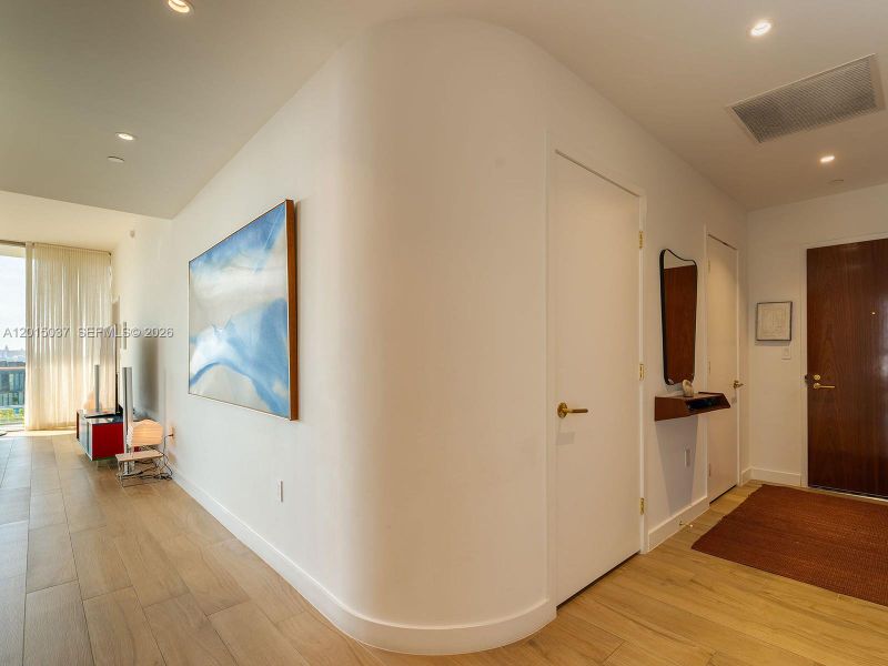 Furnished interior view inside a new home in , Miami (Image 32).
