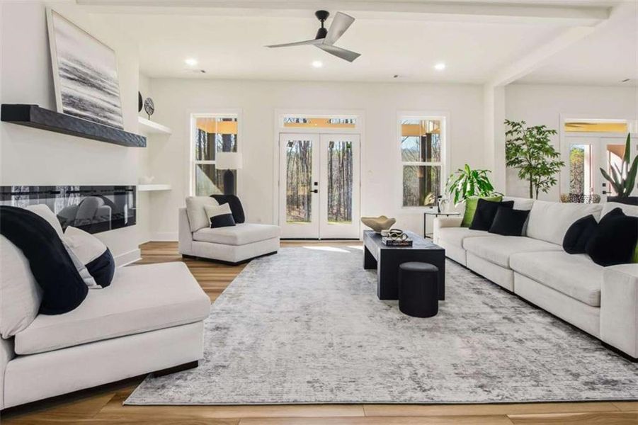 Furnished interior view inside a new home in , Winston (Image 12).