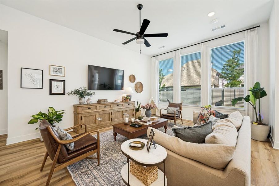 Bright spacious living room