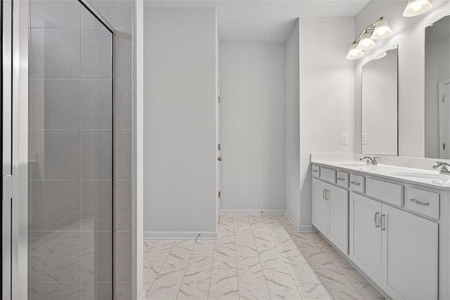 Furnished interior view inside a new home in Allen Manor, Hoschton (Image 17).