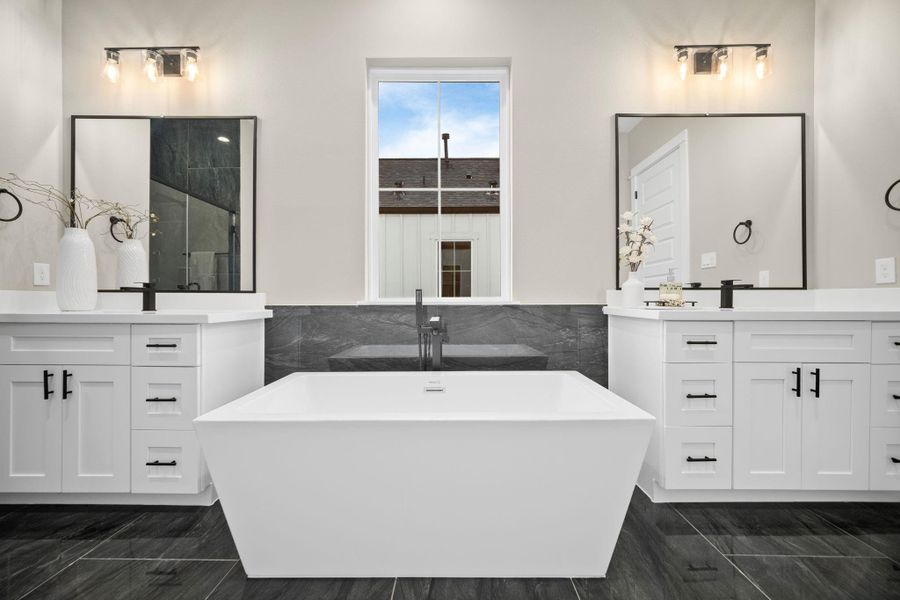 Furnished interior view inside a new home in , Houston (Image 26).