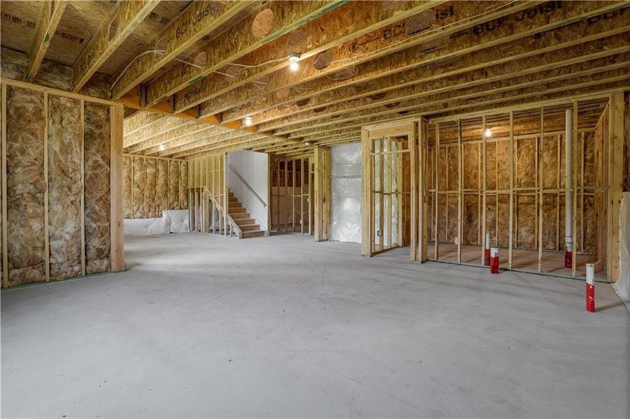 In-progress construction of a new home in Hopewell Reserve, Cumming, GA (Image 42).