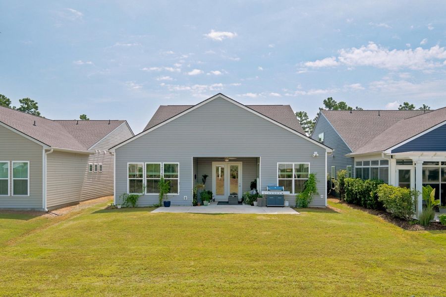 Exterior details and patio area of a home in , Summerville (Image 4). Exterior details and patio area of a home in , Summerville (Image 4).