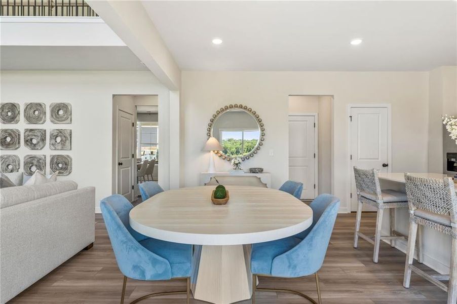 Furnished interior view inside a new home in Hawthorne Reserve, Dallas (Image 9).