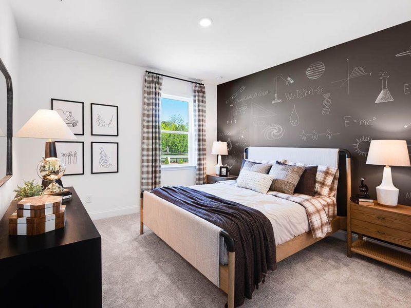 Furnished interior view inside a new home in Bailey Fence, Dacula (Image 12).