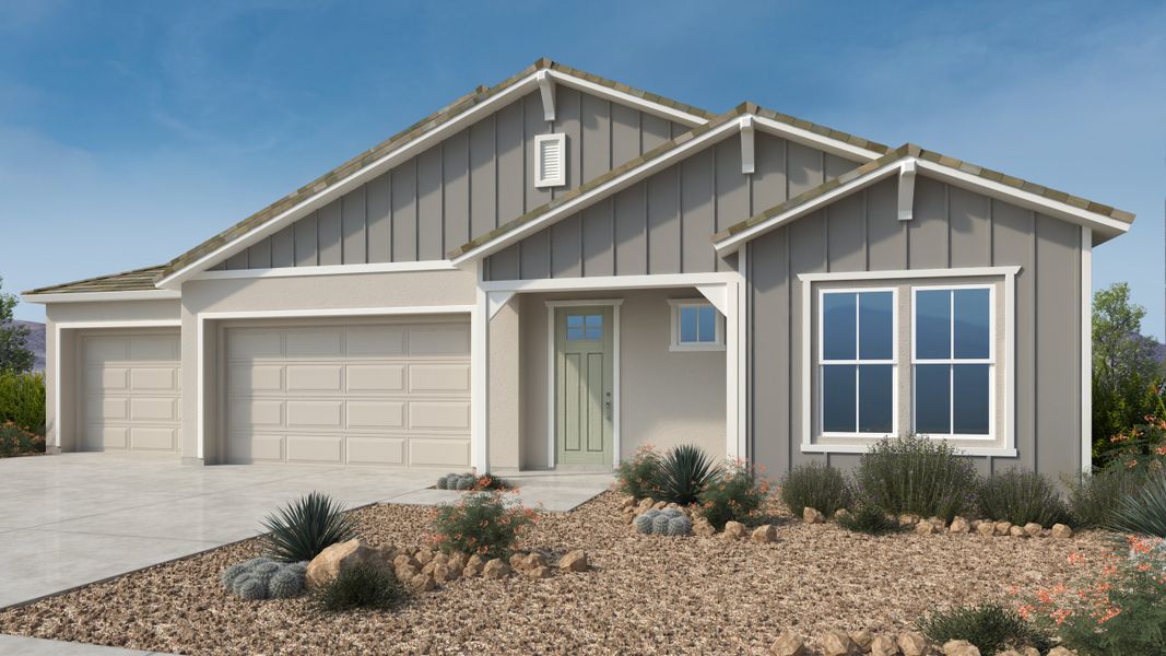 Representative exterior photo of a completed home built from the Goldcrest by Taylor Morrison in Verdin Odyssey Collection, Phoenix, AZ (Image 5).