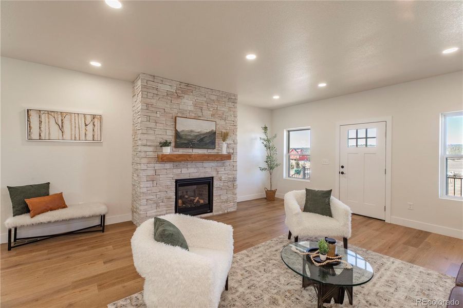Furnished interior view inside a new home in , Florissant (Image 5).