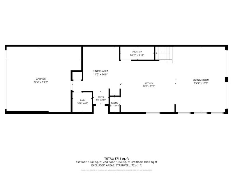 1724 Ridgewood Street first-floor plan