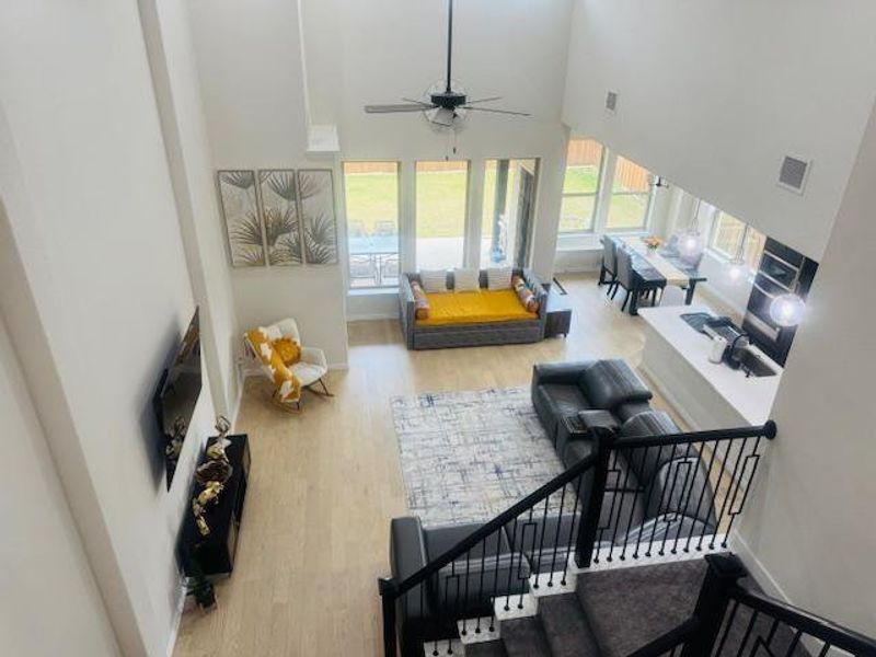 Furnished interior view inside a new home in , Little Elm (Image 10). Furnished interior view inside a new home in , Little Elm (Image 10).