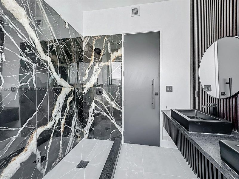 Furnished interior view inside a new home in , Miami (Image 6).