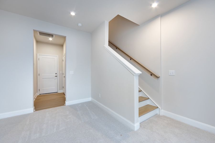 Spacious, unfurnished interior of a new home in Archer Row, Charlotte (Image 24). Spacious, unfurnished interior of a new home in Archer Row, Charlotte (Image 24).