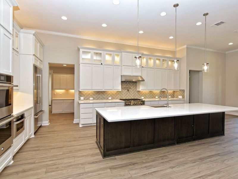 Representative furnished interior of a home built from the Avalon by Giddens Homes in Scofield Farms Estates, Georgetown (Image 97).