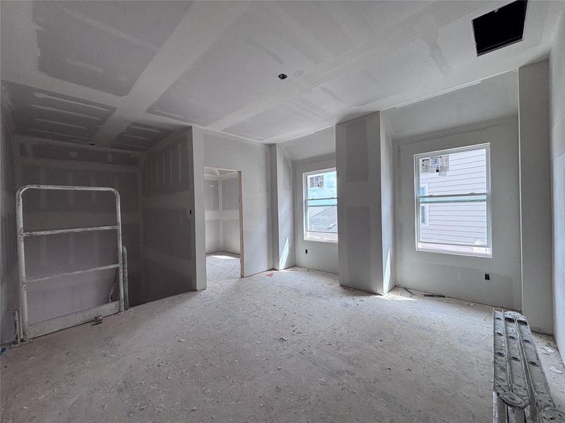 In-progress construction of a new home in The Colony 45s, Bastrop, TX (Image 18).