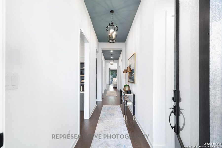 Furnished interior view inside a new home in Mayfair: 50ft. lots, New Braunfels (Image 18).